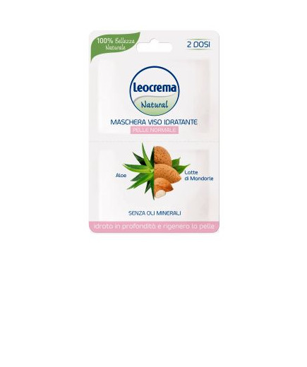 LEOCREMA MASCHERA VISO NATURAL IDRATANTE 2X7,5ML