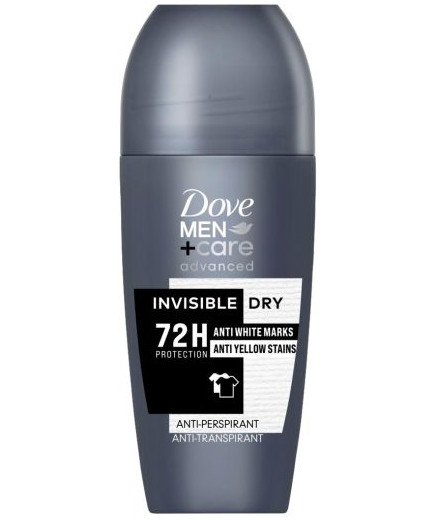 DOVE DEO ROLL-ON MEN ADVANCED CARE INVISIBLE DRY ML.50