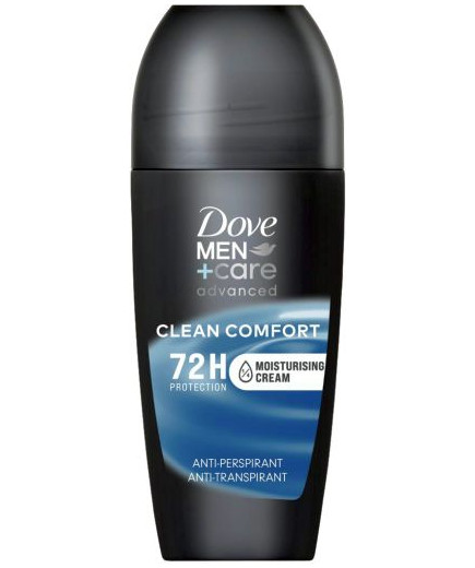 DOVE DEO ROLL-ON MEN ADVANCED CARE CLEAN COMFORT ML.50