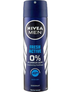 NIVEA DEO UOMO FRESH ACTIVE SPRAY ML.150