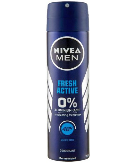 NIVEA DEO UOMO FRESH ACTIVE SPRAY ML.150