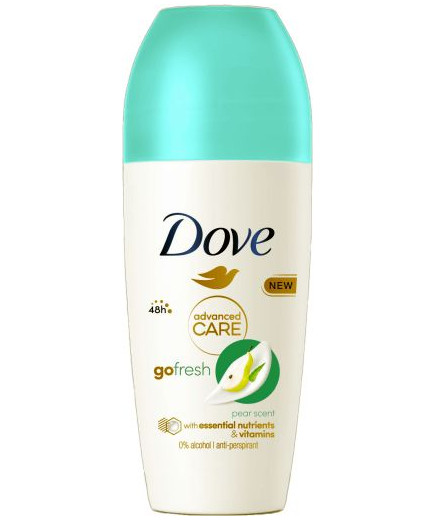 Dove Deo Roll-On Advanced Care Go Fresh Pera&Aloe ml.50