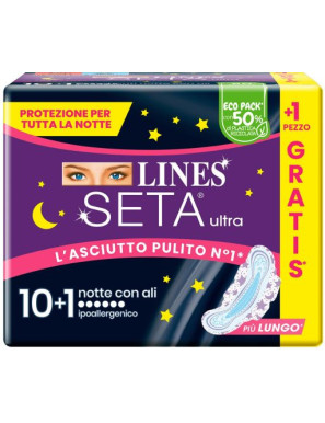Lines Seta Ultra Notte Ali X10+1