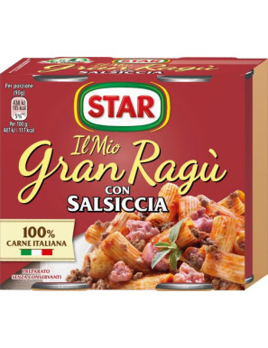 Star Ragu' Di Salsiccia gr.180X2
