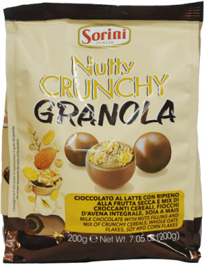 SORINI NUTTY CRUNCHY GRANOLASACCHETT GR.200