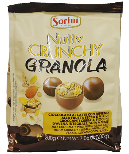 SORINI NUTTY CRUNCHY GRANOLASACCHETT GR.200