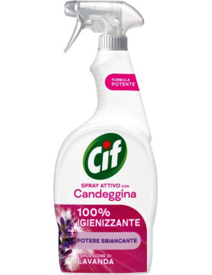 Cif Spray Attivo Igienizzante Candeggina Lavanda ml.650