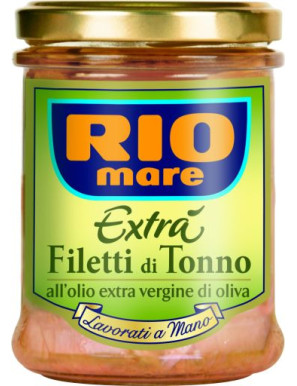 Rio Mare Filetti Tonno Olio Extravergine gr.180 Vaso Vetro