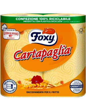 FOXY CARTA PAGLIA 2 ROT MAXI ASCIUGATUTTO 2VELI
