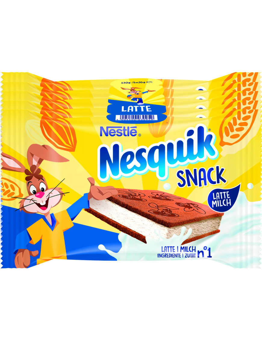 Nestle Nesquik Snack Latte X5 gr.130