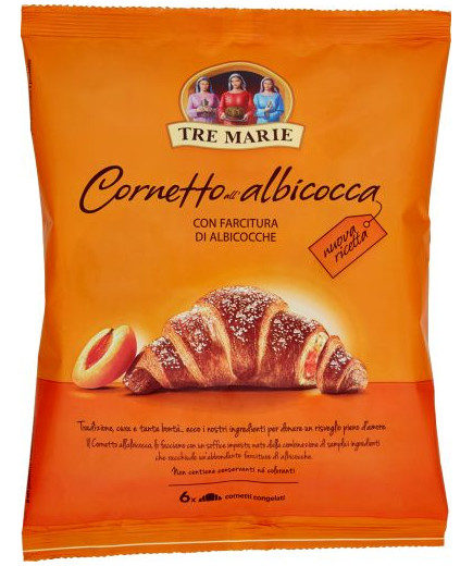 Tre Marie Croissant Albicocca Surgelati X6 pz gr.372