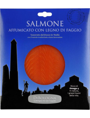 L'Inedito Salmone Norveggese Affumicato Preaffettato Astuccio gr.150