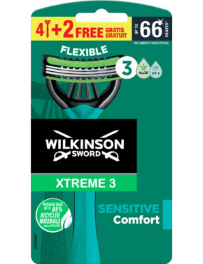 Wilkinson Xtreme 3 Usa E Getta X4+2