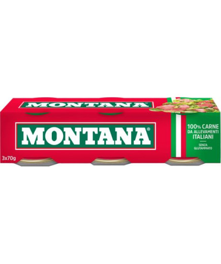 Montana Carne Lessata gr.70X3