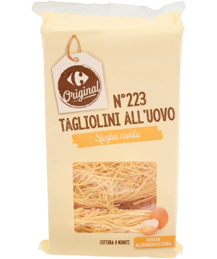 Carrefour Tagliolini All'Uovo gr.250