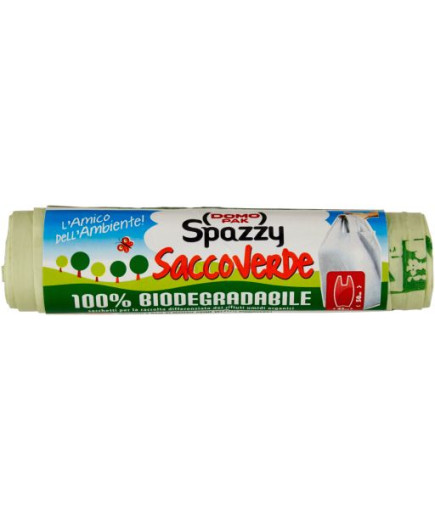 Domopak Spazzy Sacco Verde 100% biodegradabile 42X50 pz.