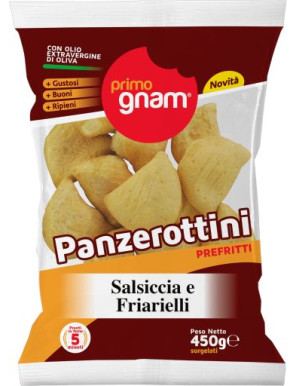 Primo Gnam Panzerottini Prefri Salsiccia E Friarielli gr.450